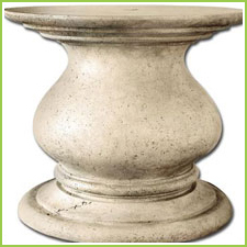 faux stone table bases