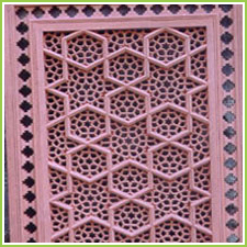 carved stone grills